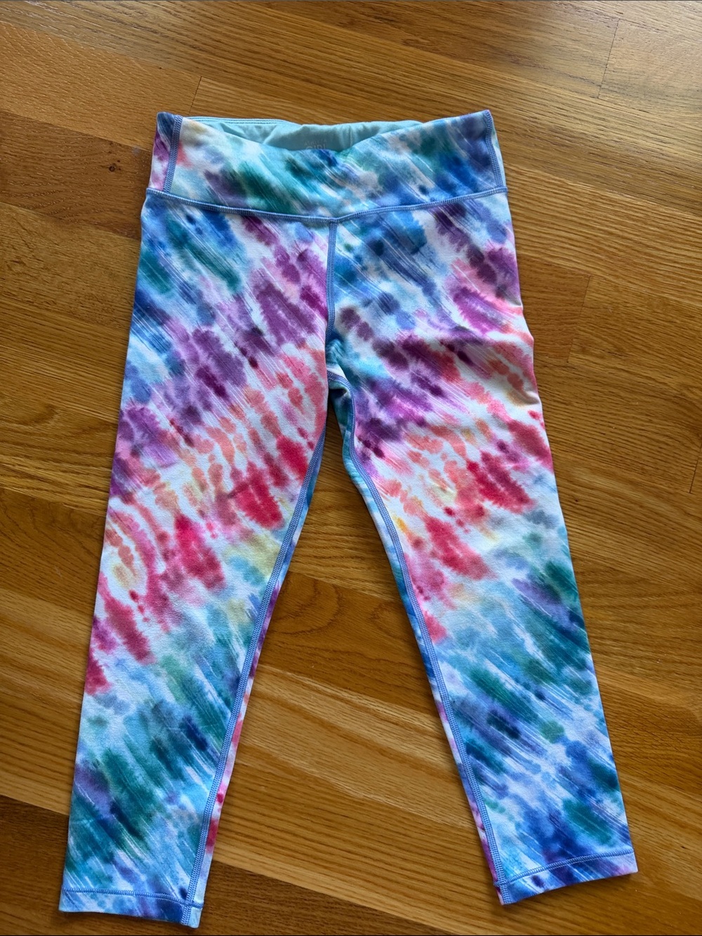 Athleta Girl Kids Tie-Dye Active Leggings - Multicolor